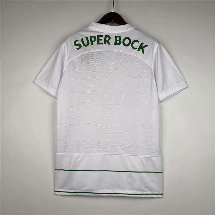 Sporting Lisbon 23/24 Away White Football Shirt Soccer Jersey - Click Image to Close